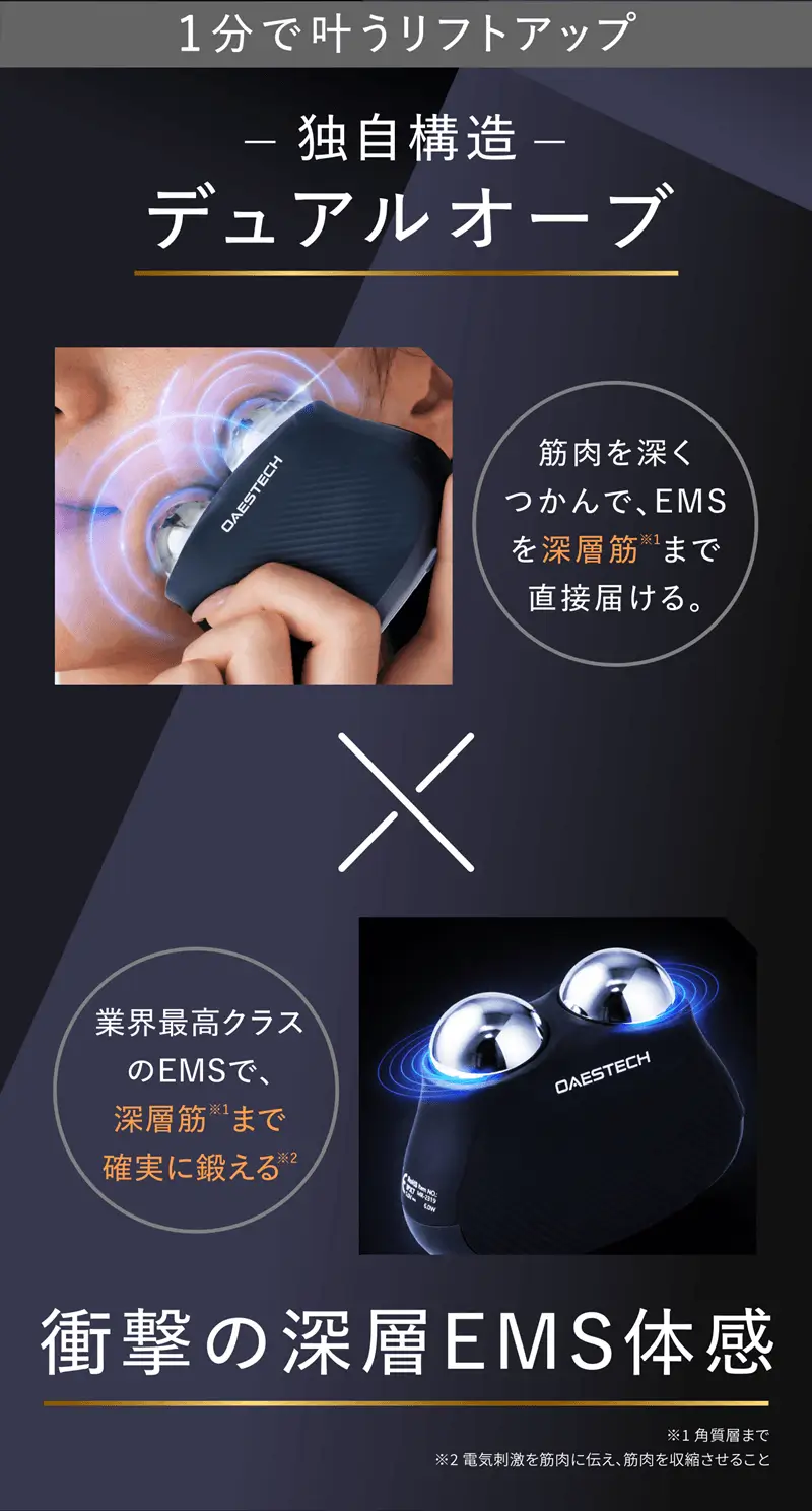 次世代EMS美顔器の仕組み